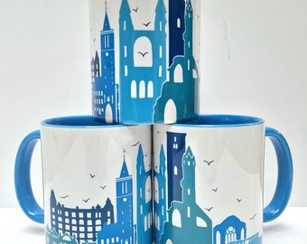 St. Andrews Skyline fine bone china mug,