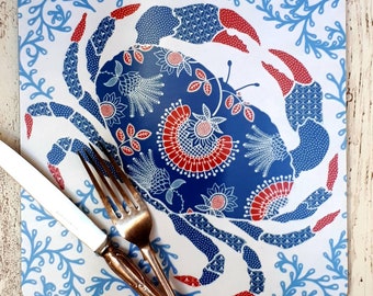 Blue Crab placemats