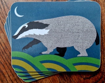 Badger coasters