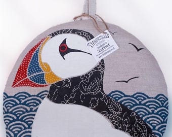 Puffin tea cosy