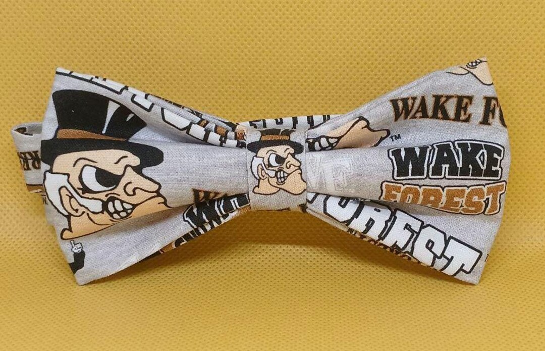 Wake Forest University Cotton Fabric Neck Adjustable Bowtie - Etsy