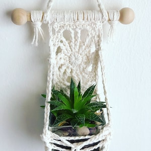 Sunny Day - plantenhanger aan de muur - boho muurdecoratie - digitaal haakpatroon - pdf-bestandsindeling