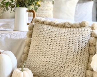 Aristide- Pillow Sham- Digital Crochet Pattern- PDF File Format