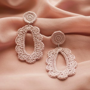 Vivian Earrings - PDF Crochet Pattern