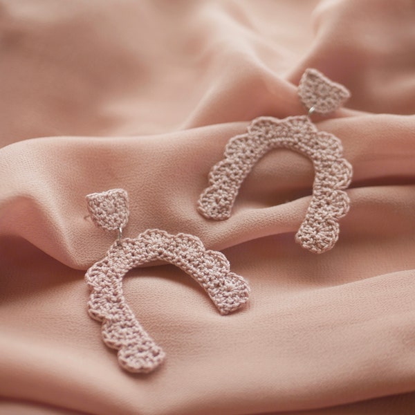 Veronica Earrings - PDF Crochet Pattern