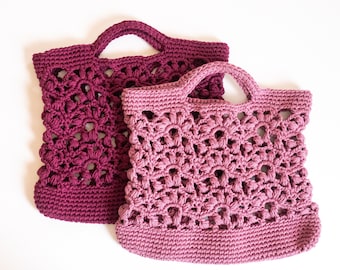Flora Tote- Digital Crochet Pattern- PDF File Format