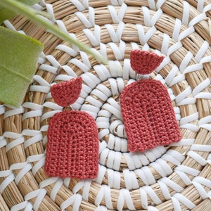 Chloe Earrings - PDF Crochet Pattern