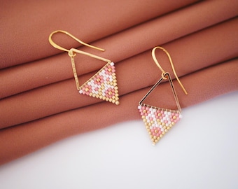 Zephyra Petal and Vine Earrings- Handmade Item