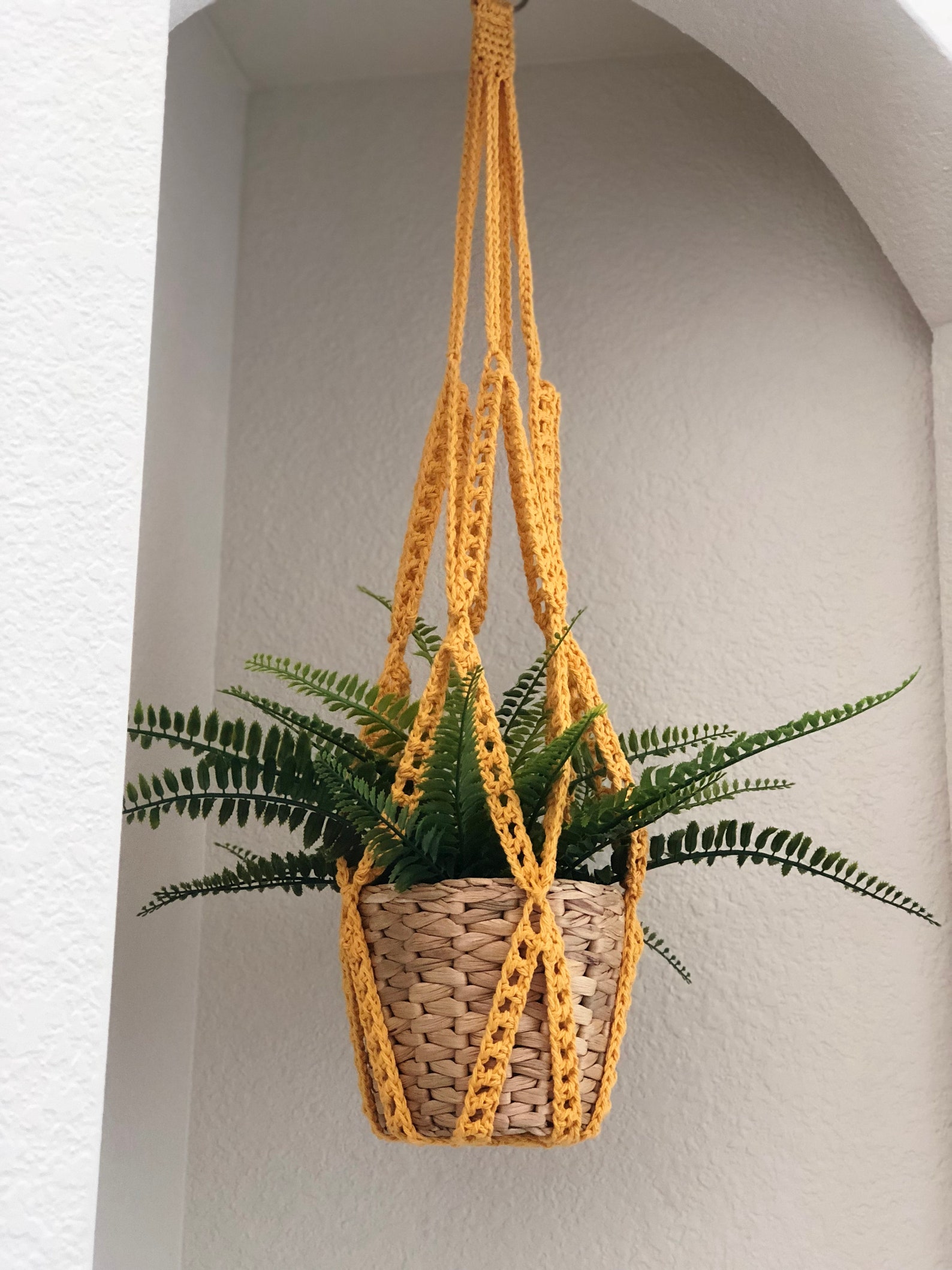 Love Chains Plant Hanger Digital Crochet Pattern PDF File Etsy Canada