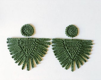 Willow Earrings- Digital Crochet Patterns- PDF File Format
