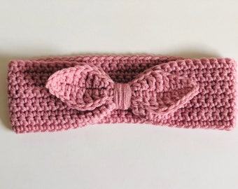 Little Bunny- Headband/ Ear Warmer- Digital Crochet Pattern- PDF File Format