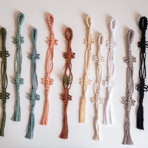 Butterfly Air Plant Hanger- Digital Macrame Pattern- PDF File Format