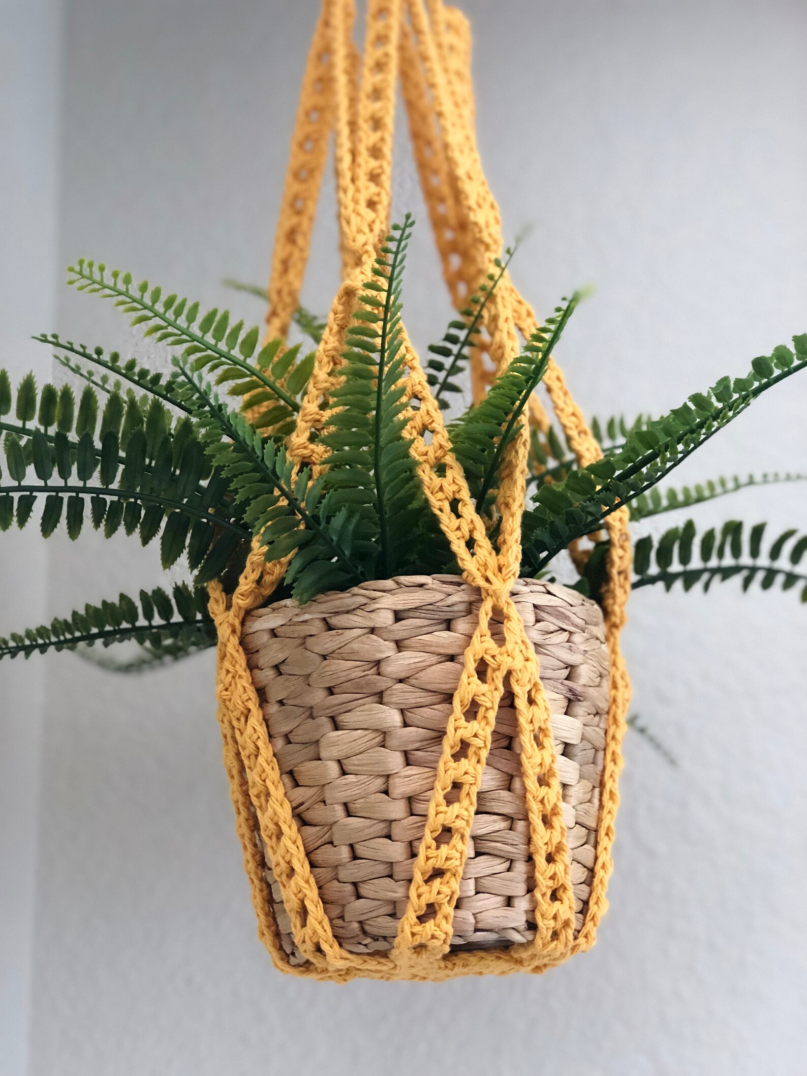Love Chains Plant Hanger Digital Crochet Pattern PDF File Etsy Canada
