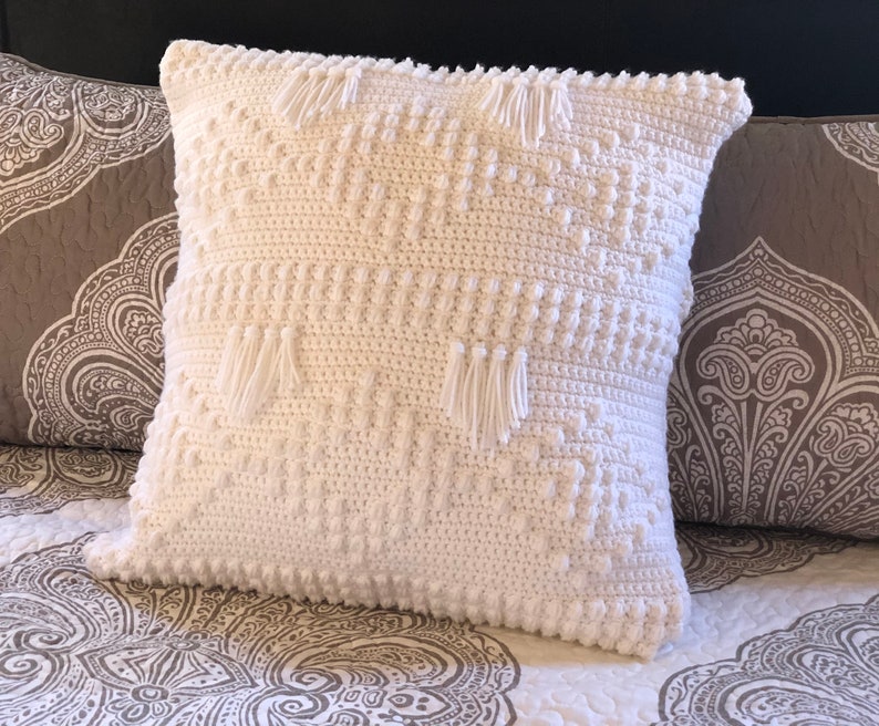 Luxus Pillow Sham Digital Crochet Pattern PDF File Format Etsy Australia