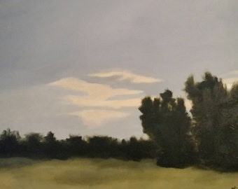 Break In The Clouds - Oil Painting