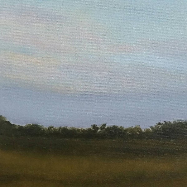 Arkansas Winter Morning - Oil Painting