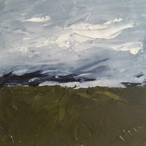 Storm Warning - Oil Painting