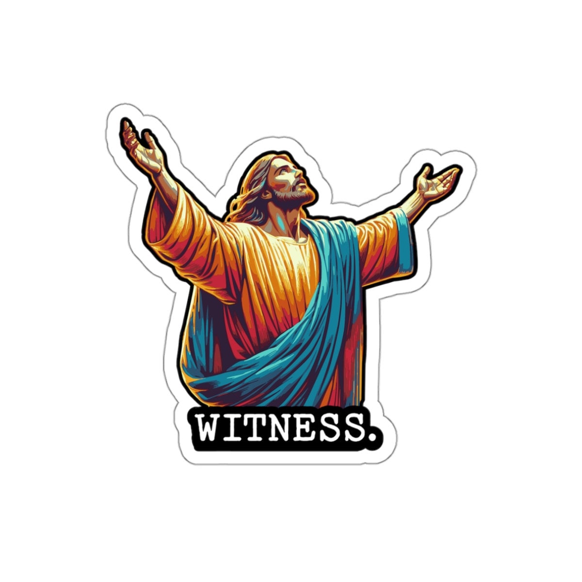 Waterproof Stickers, Jesus Christ, Sticker Pack, Bible Study, Christian ...