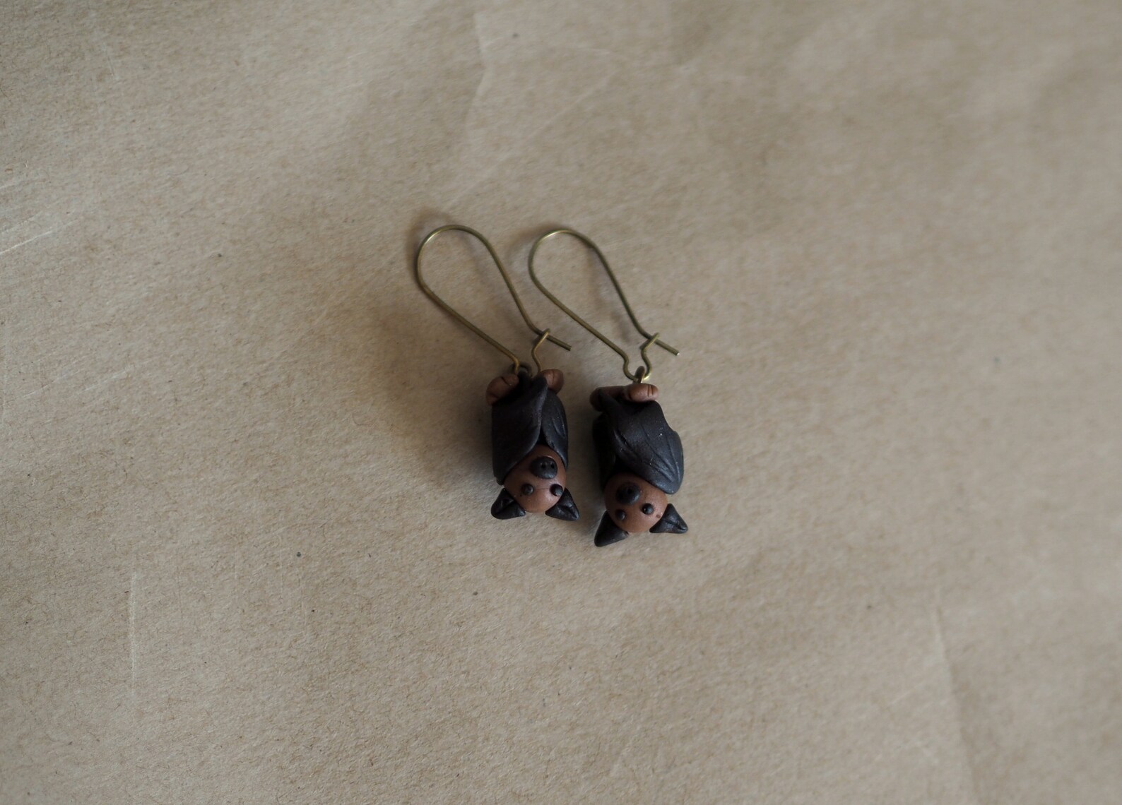 Hanging bat earrings Clearance