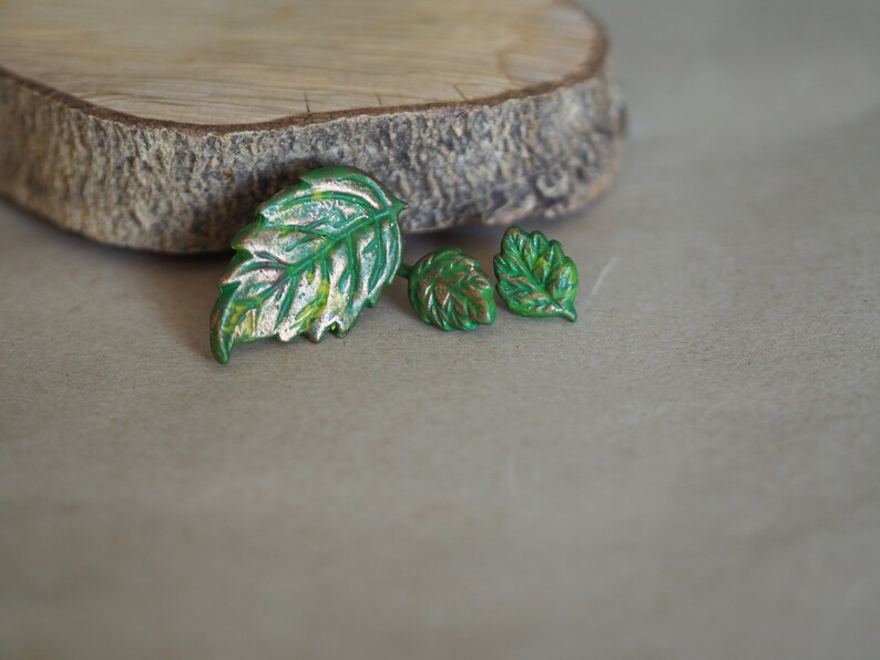 Oversized Chunky Rings for Women Woodland Nature Jewelry Women Jewelry Set Ring and Earrings Forest Themed Ring Leaf Earrings and Ring