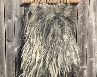 Felted Sheep Fleece Wall Hanging