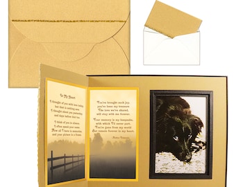 Pet Memorial Frame | "In My Heart" Sympathy Gift
