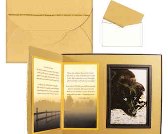 Pet Memorial Frame, Pet Remembrance Gift,  "I Loved You Best" Poem
