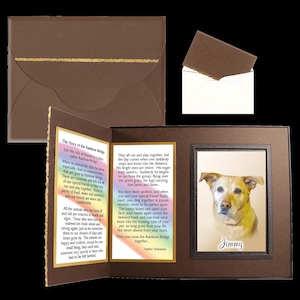 Dog Memorial Frame, "Rainbow Bridge" Poem