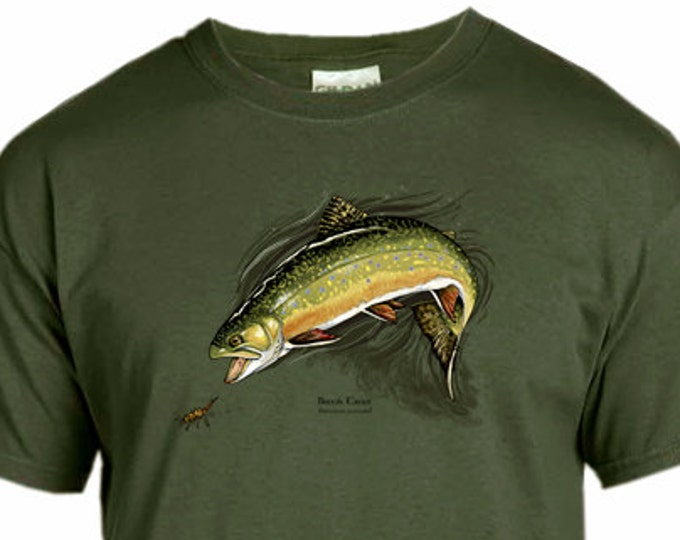 Brook Trout Tshirt Etsy