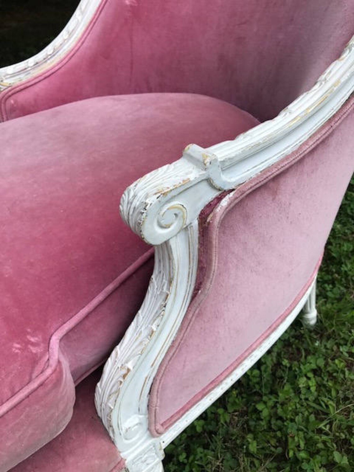 Price Reduced Vintage French Chaise Lounge Etsy