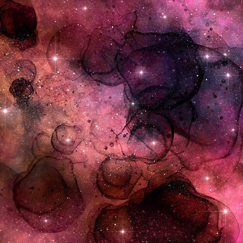 Tissu Aïda imprimé Awash With Stars 007