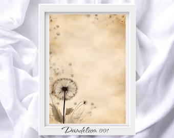 Dandelion 001 Aida Fabric || Hand Dyed Effect || Cross Stitch Canvas || 11/14/16/18/20 Count