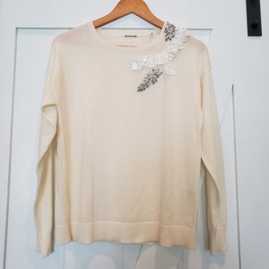 Ivory Pearl Sweater - Etsy