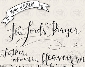 Download Lord S Prayer Svg Etsy