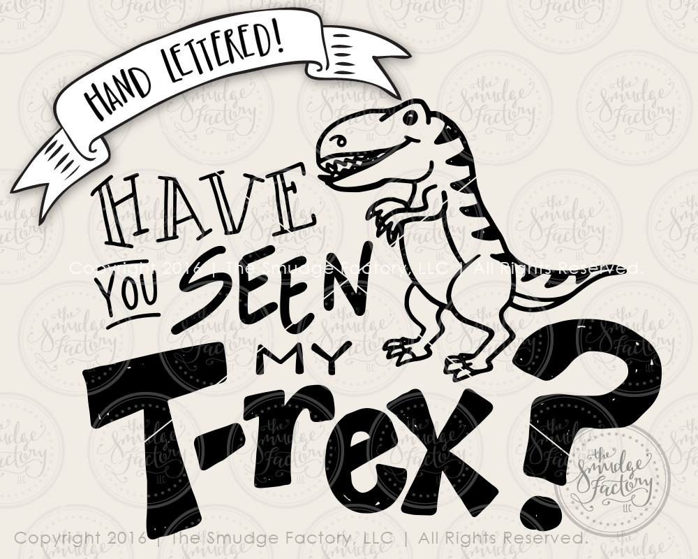 Download T-Rex SVG Cut File Dinosaur Cutting File Baby Tee | Etsy