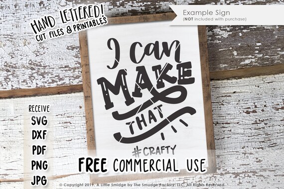 Crafting Svg Cut File I Can Make That Cut File Craft Room Svg Hand Lettered New Baby Announcement Cut File Silhouette Cricut Design
