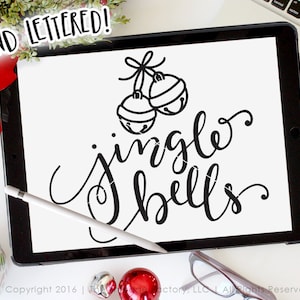 Jingle Bells Decal Jingle Bells SVG Christmas SVG Cut File Instant Digital  Download 