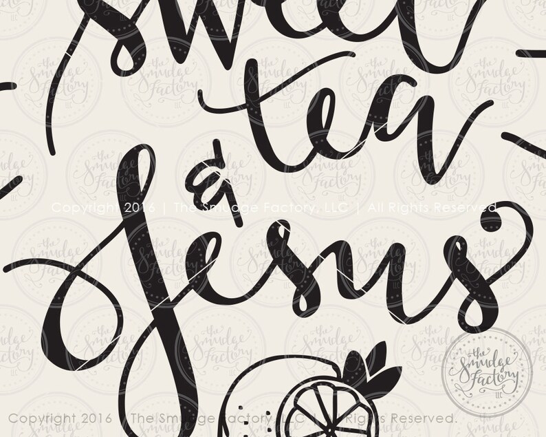 Raised on Sweet Tea and Jesus Printable File Iced Tea DIY | Etsy