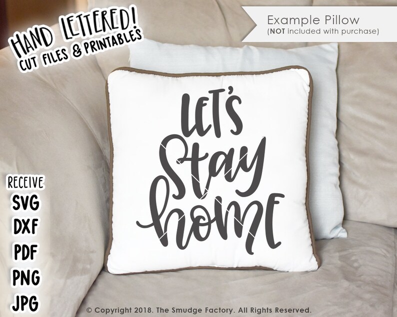 Download Let's Stay Home SVG Cut File Winter SVG Homebody Cut | Etsy