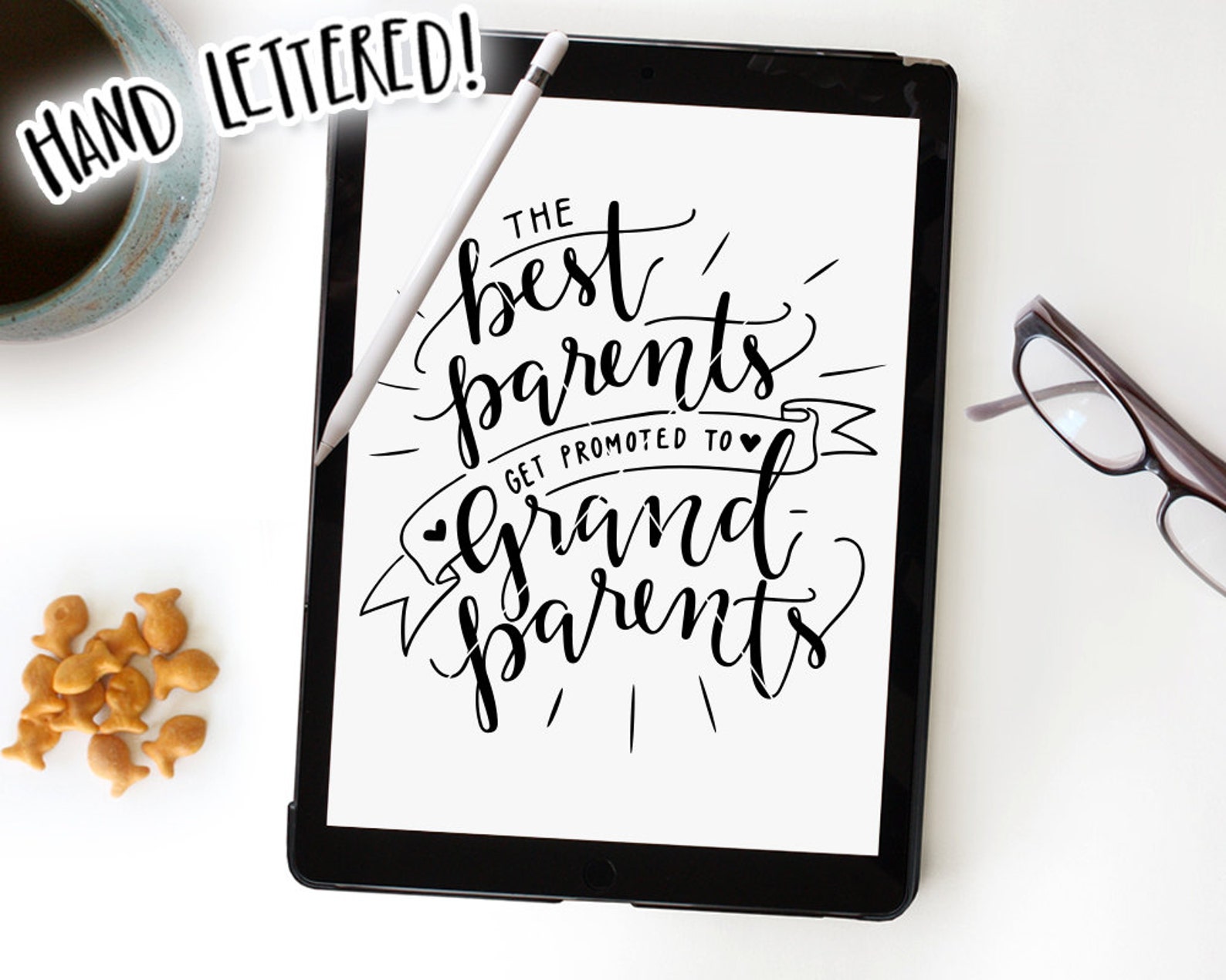 Download Baby Announcement SVG Cut File The Best Parents Get Promoted | Etsy