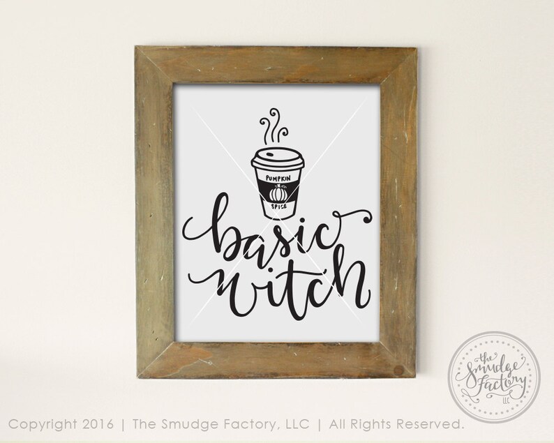 Download Basic Witch SVG Witch Cut File Pumpkin Spice Coffee SVG | Etsy