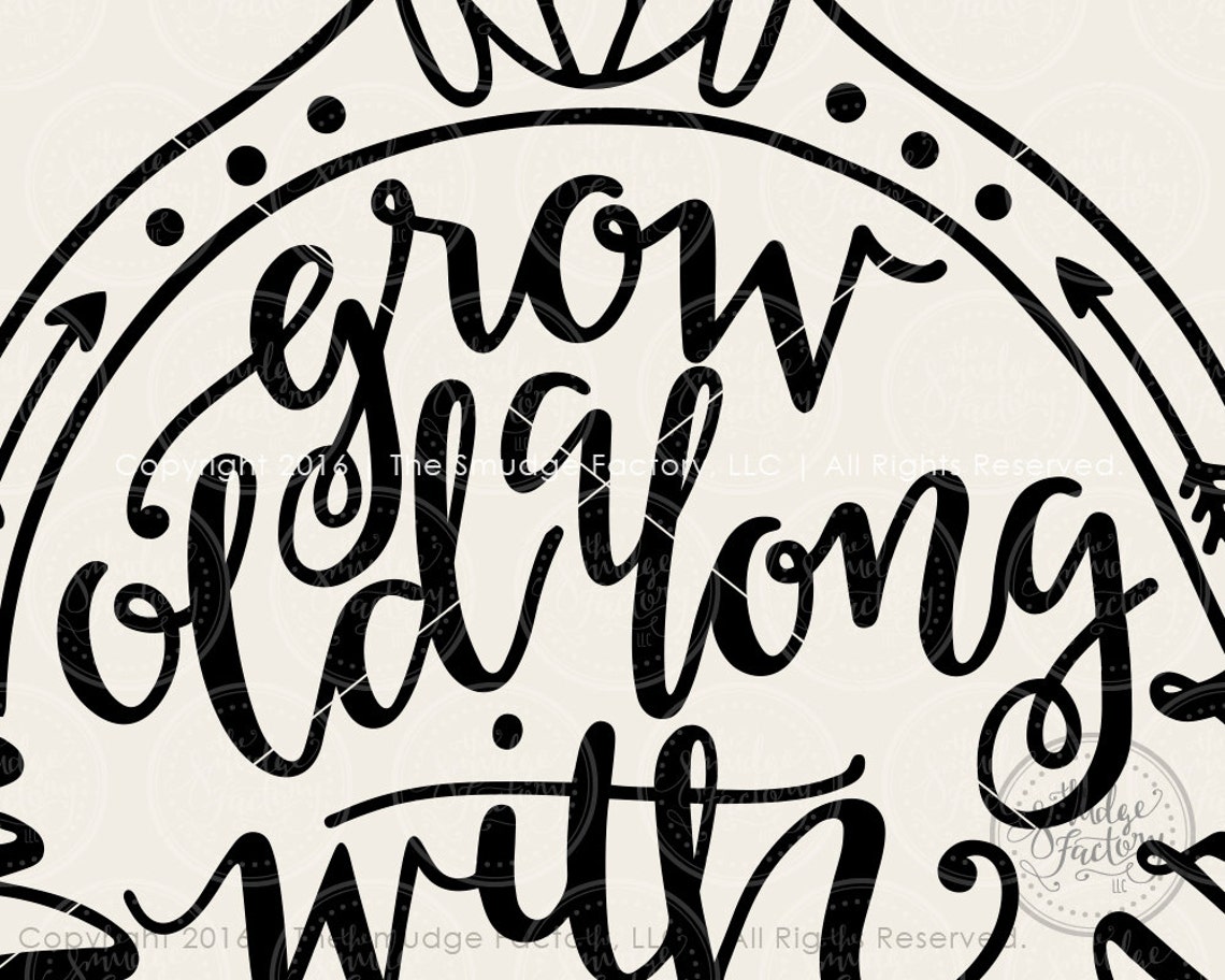 Wedding Rings Printable File Grow Old Along With Me Hand | Etsy