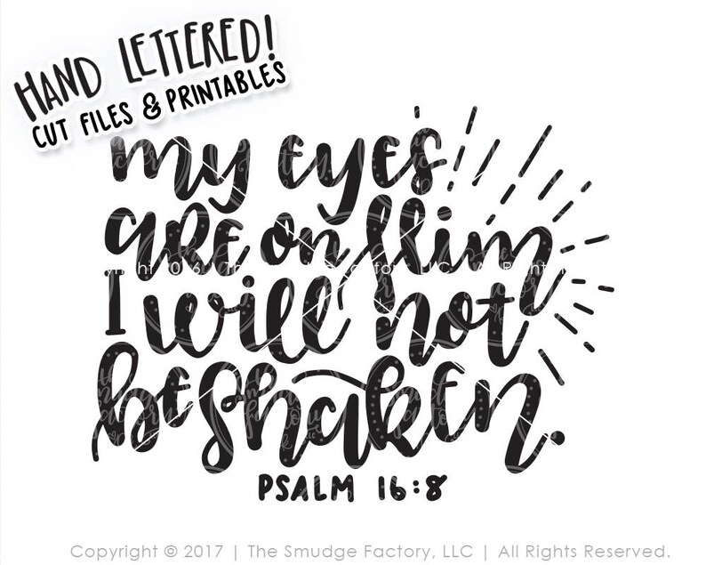 Bible Verse Printable My Eyes Are on You Print Psalm - Etsy
