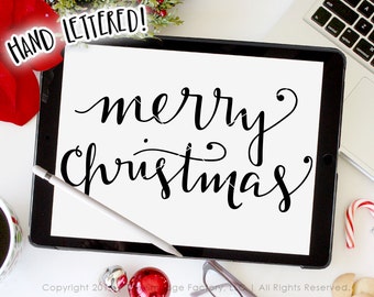 Joyeux Noël SVG fichier coupé, illustration vectorielle avec inscription à la main
