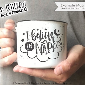 Nap SVG, Je crois aux siestes, Maman fatiguée SVG, Conception de tasse à café, Bébé endormi, Imprimable fatigué, Sieste, Impression de chambre de bébé, Crèche SVG