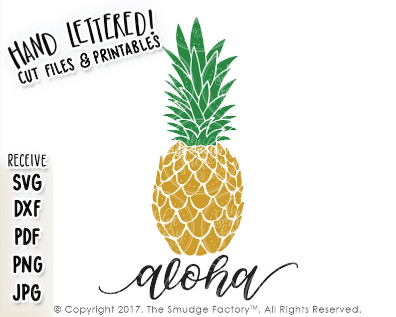 Download Pineapple SVG Aloha SVG Hawaiian Cut File Be Sweet | Etsy