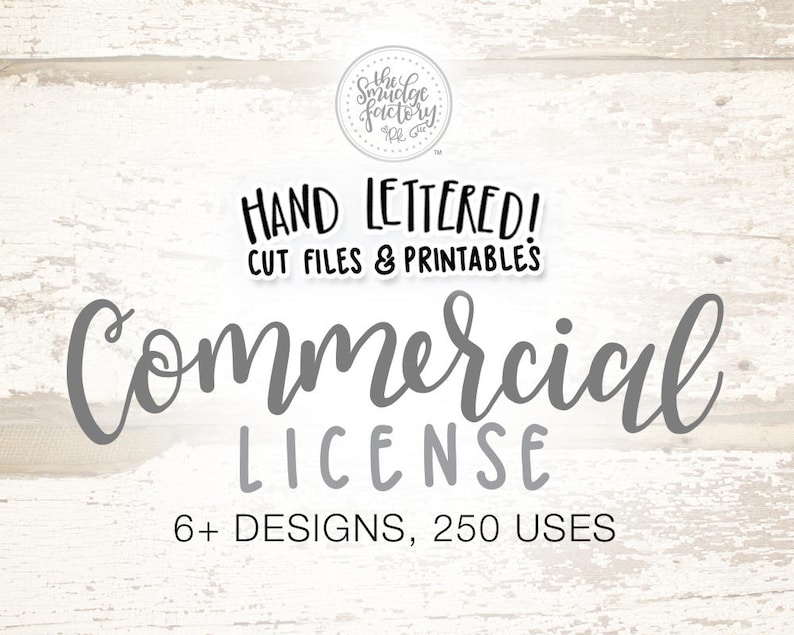 Commercial Use Licensing for 6 or More Hand-lettered Designs - Etsy