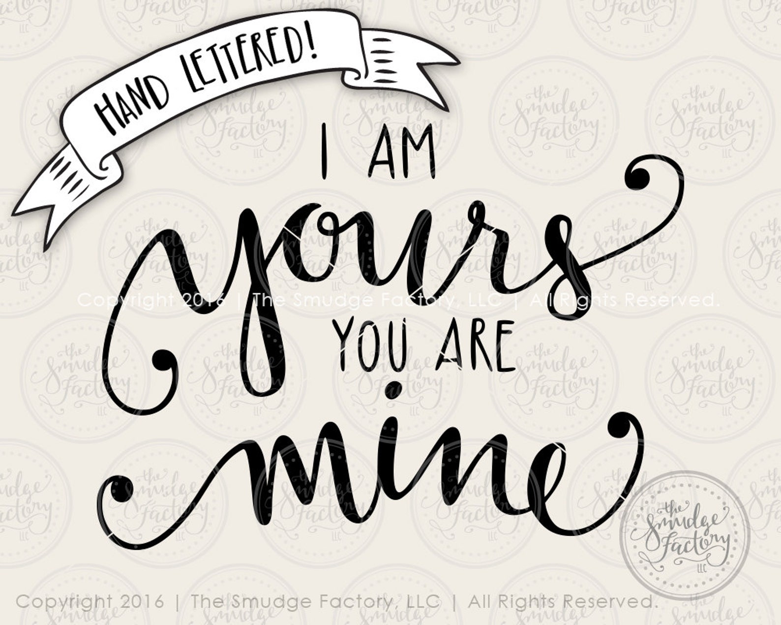 I Am Yours You Are Mine SVG Cut File Isaiah Bible Verse Hand Etsy