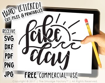 Lake Day SVG Cut File, Lake Life SVG, DXF, Is The Best Life, At The Lake, Hand Lettered, Silhouette, Cricut Cutting File, Lake Day Printable