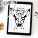 I Love You Deerly Printable File, Deer DIY Wall Art, Baby Fawn ...